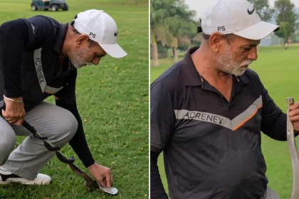 ‘Once a Commando, Always a Commando’: Army Veteran Calmly Handles Cobra at Chandigarh Golf Club in Viral Video