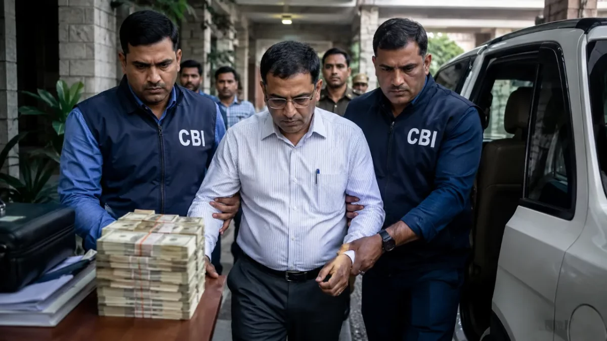 CBI Arrests I&B Officer for ₹10 Lakh Bribe
