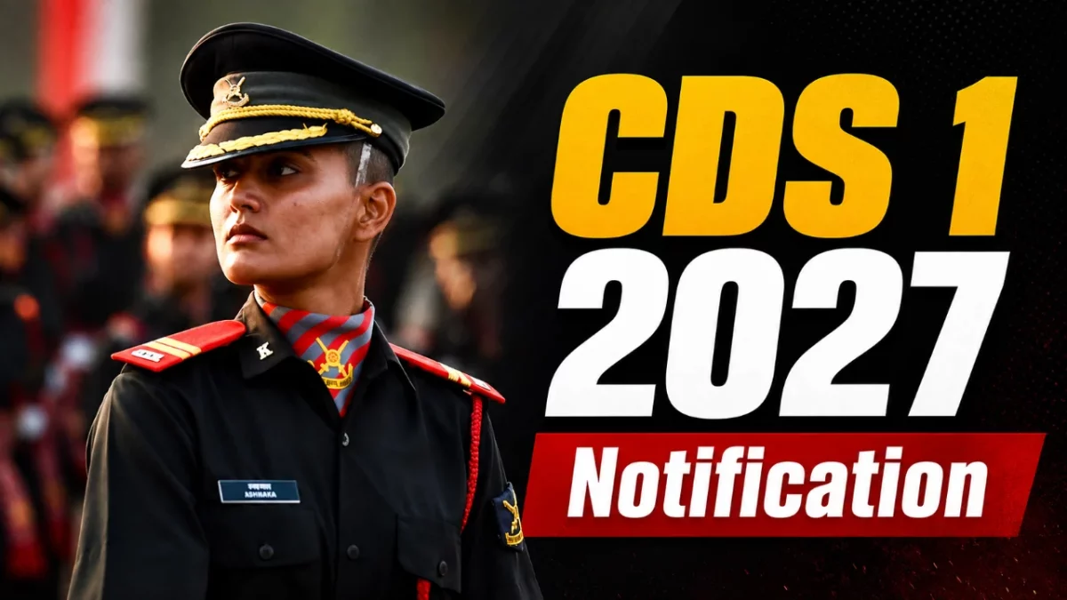 CDS 1 2027 Notification