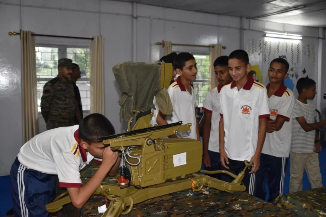 Cadets Reviewing
