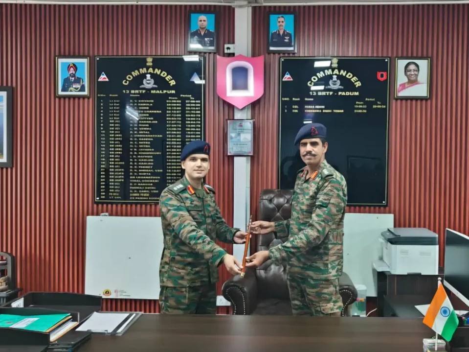 Col Vikrant Panwar Taking Over the Baton