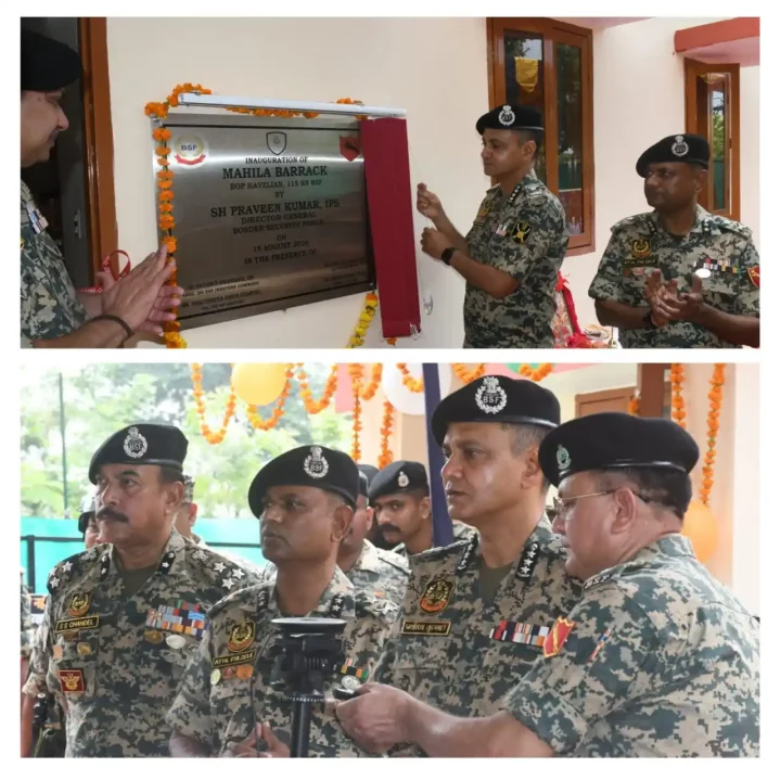 DG BSF Shri Praveen Kumar Reviewing