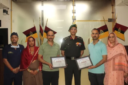 Family with Officer 1