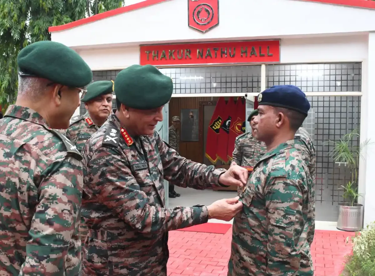 General Dhiraj Seth Commending 1