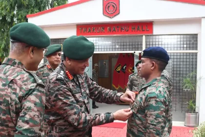General Dhiraj Seth Commending 1