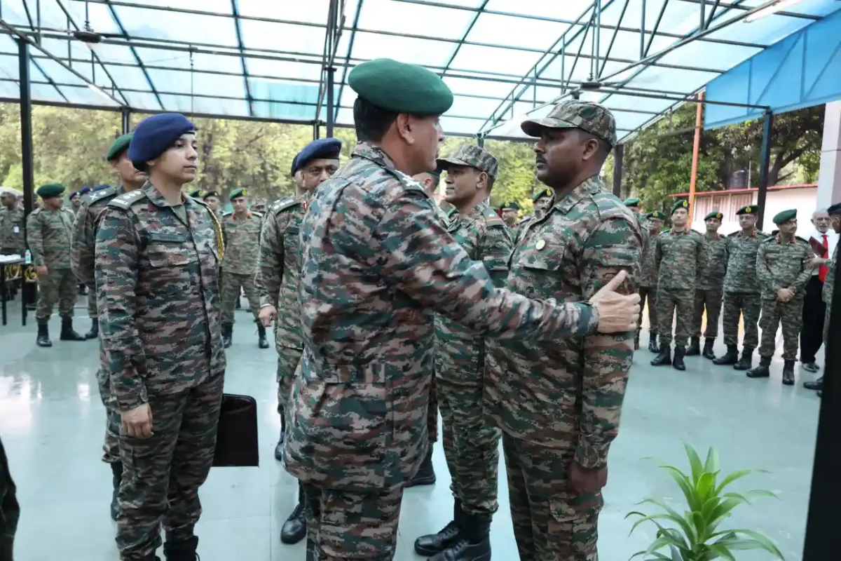 General Dhiraj Seth Commending