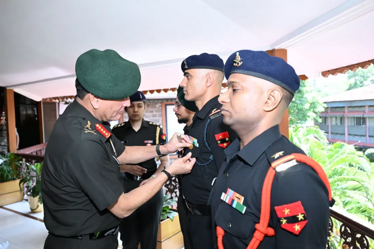 General Dhiraj Seth Commending 4