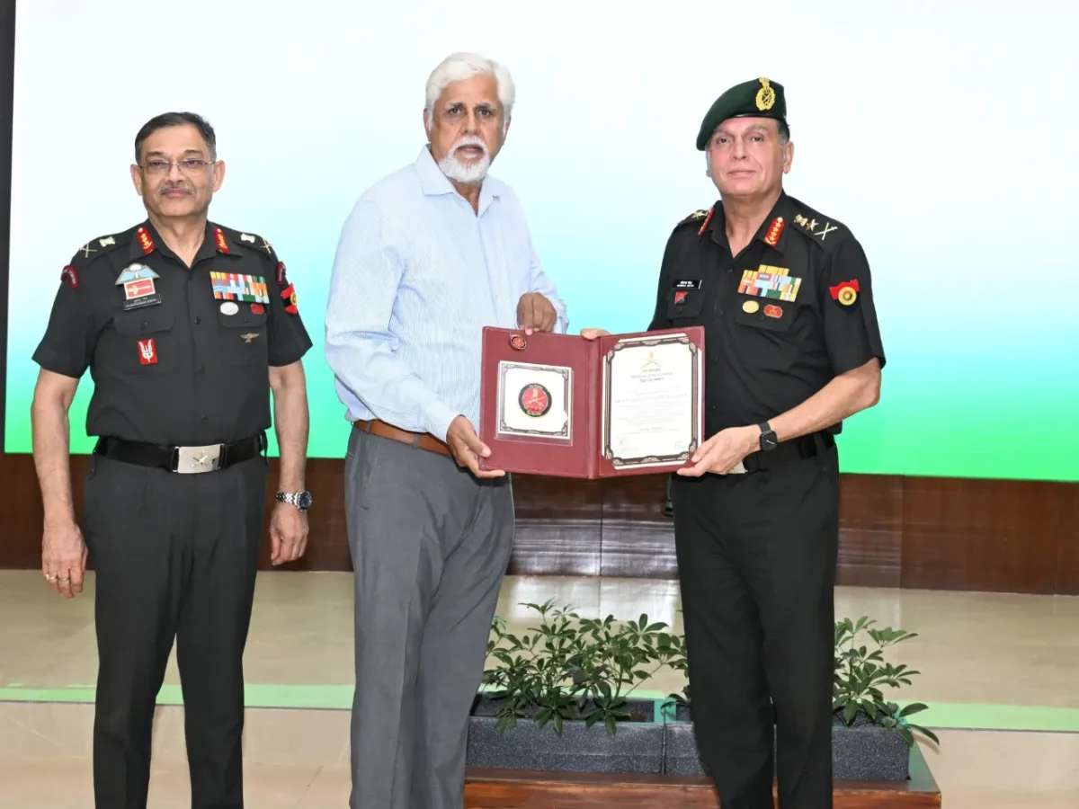 General Dhiraj Seth Giving Award 1