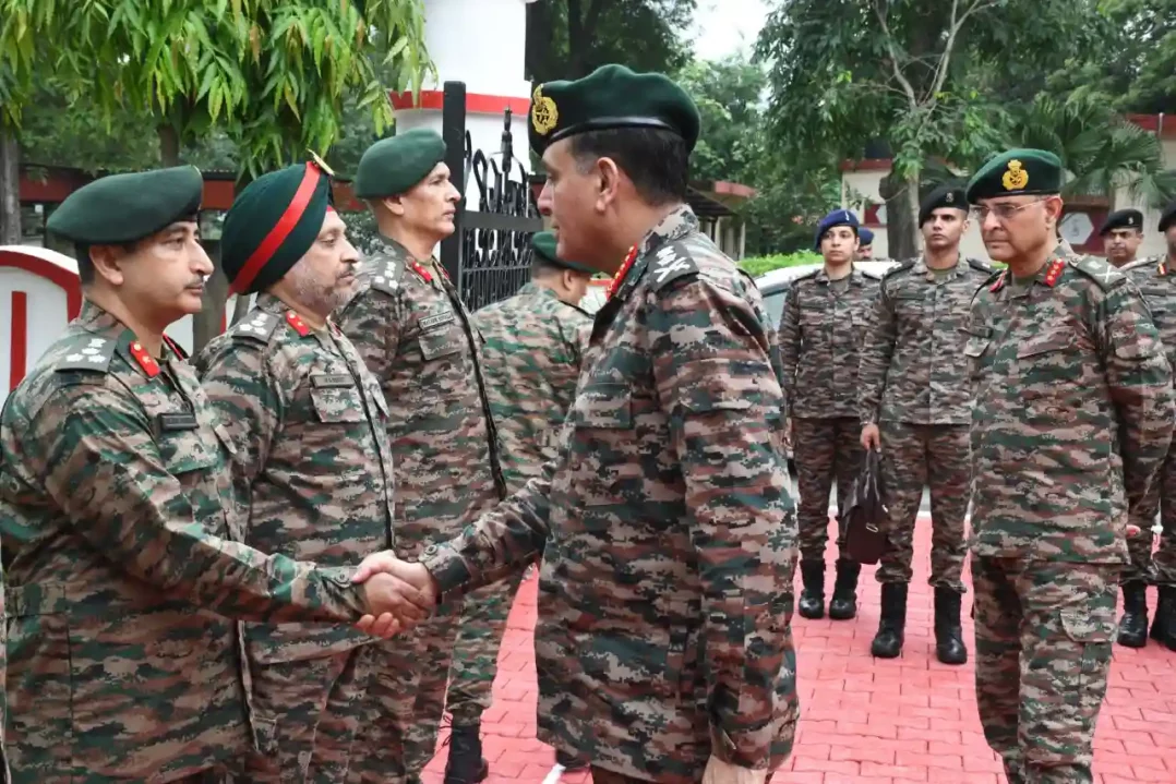 General Dhiraj Seth Shaking Hands 1