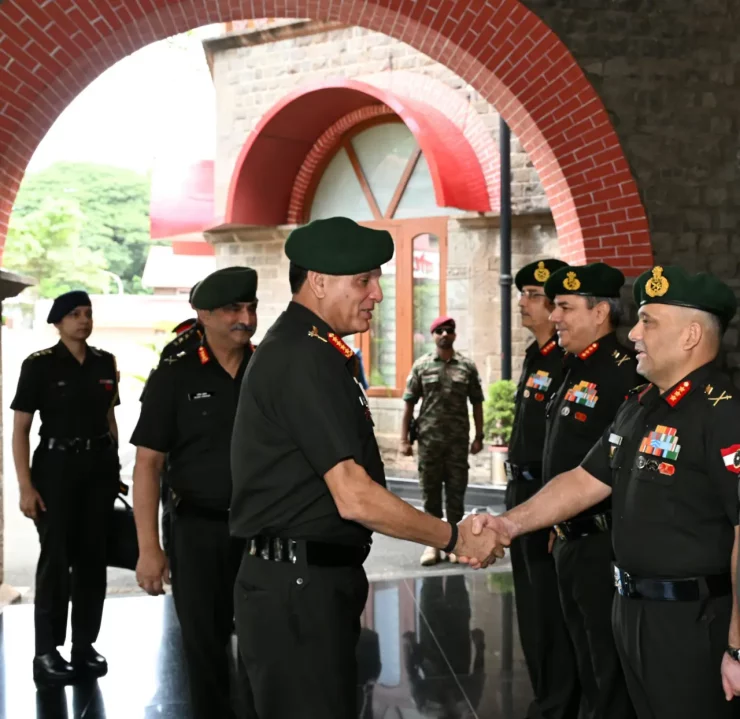 General Dhiraj Seth Shaking Hands 3