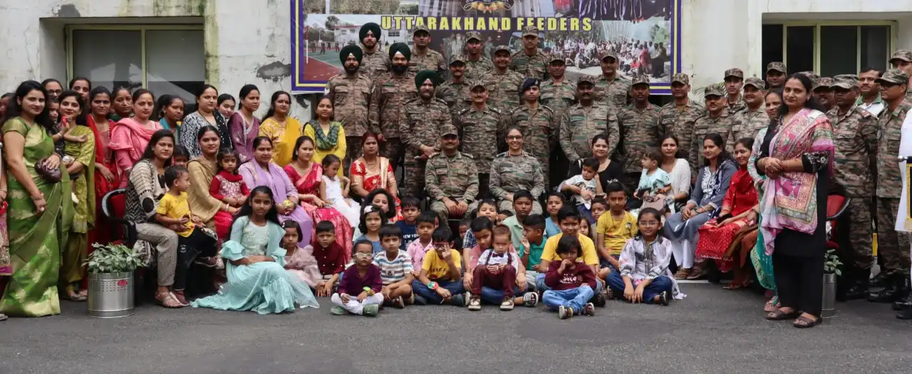 Group Photo of Officers and Children