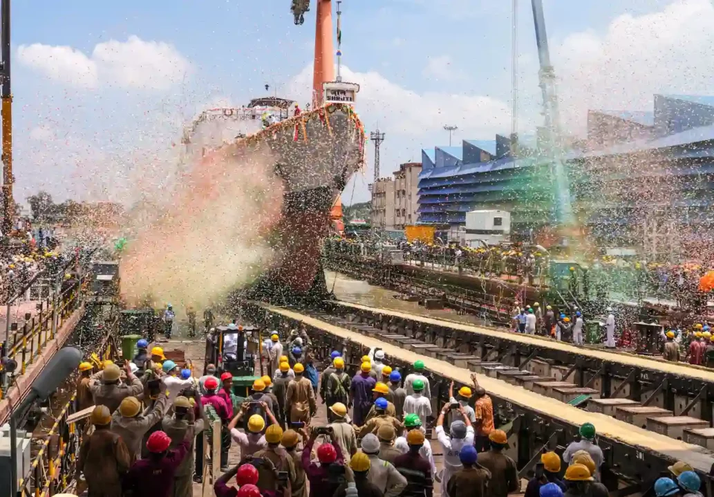 INS Shruti Being Inaugrated