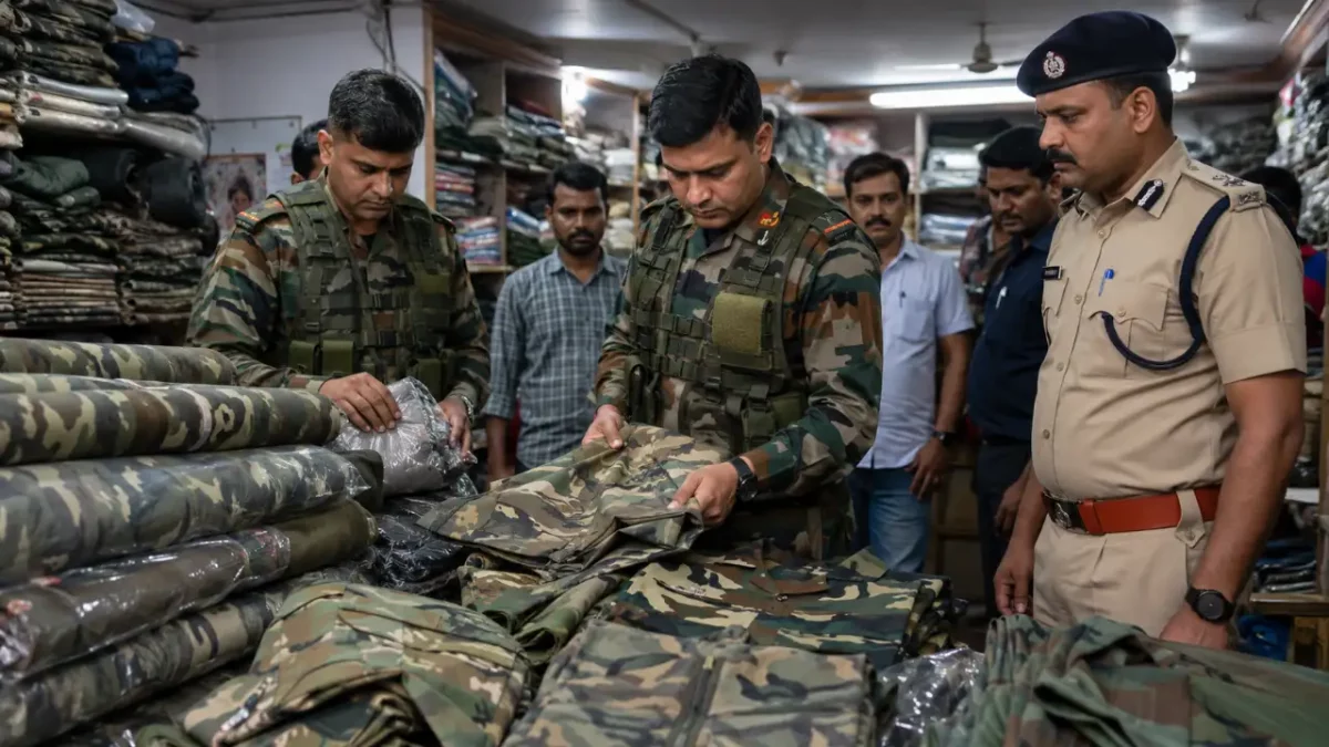 Indian Army Intelligence Busts Counterfeit Combat Uniform Racket in Rajasthan