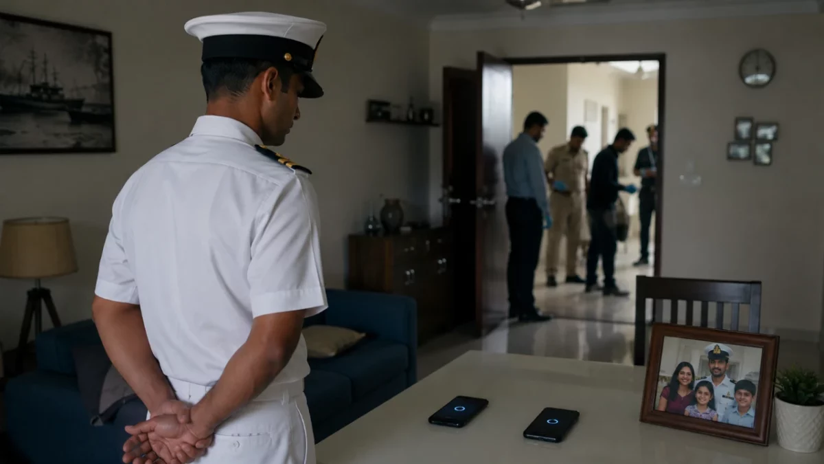 Indian Navy Sailor Formatted Phones and Cleaned Home Before Alleged Murder-Suicide
