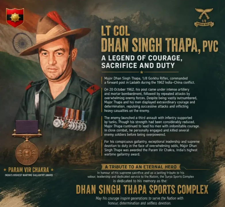 Lt Col Dhan Singh Thapa