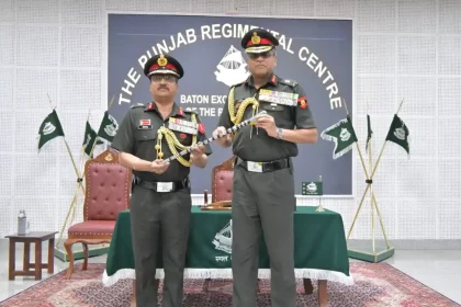 Lt Gen Anindya Sengupta Passing Over the Baton