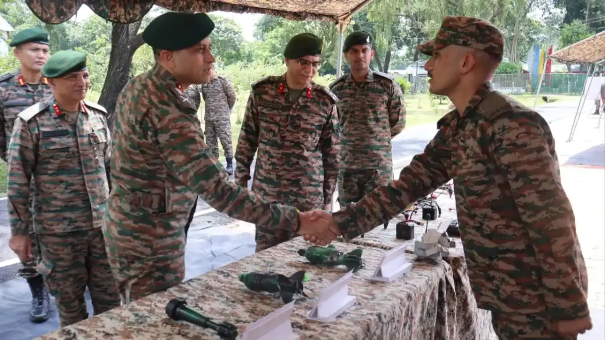 Lieutenant General Neeraj Shukla Visits Tamulpur Military Station