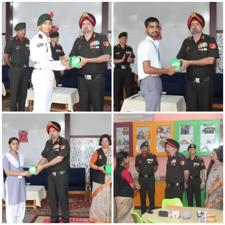 Lt Gen Pawan Chadha Giving Awards