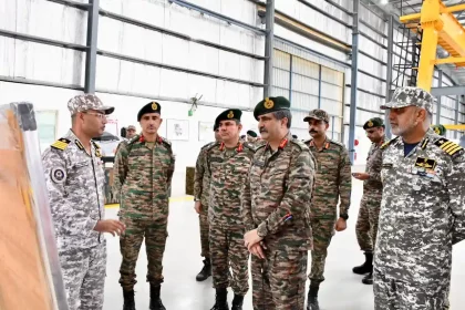 Lt Gen Rajesh Pushkar Reviewing 3