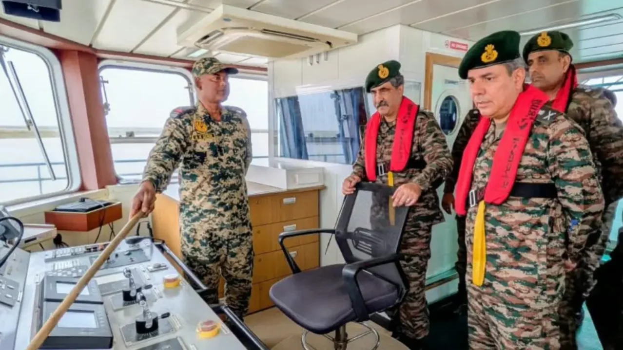 Lt Gen Rajesh Pushkar Watching