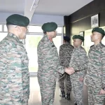 Lt Gen Sengupta Shaking Hands