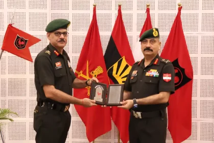 Lt Gen YS Ahlawat with Officer