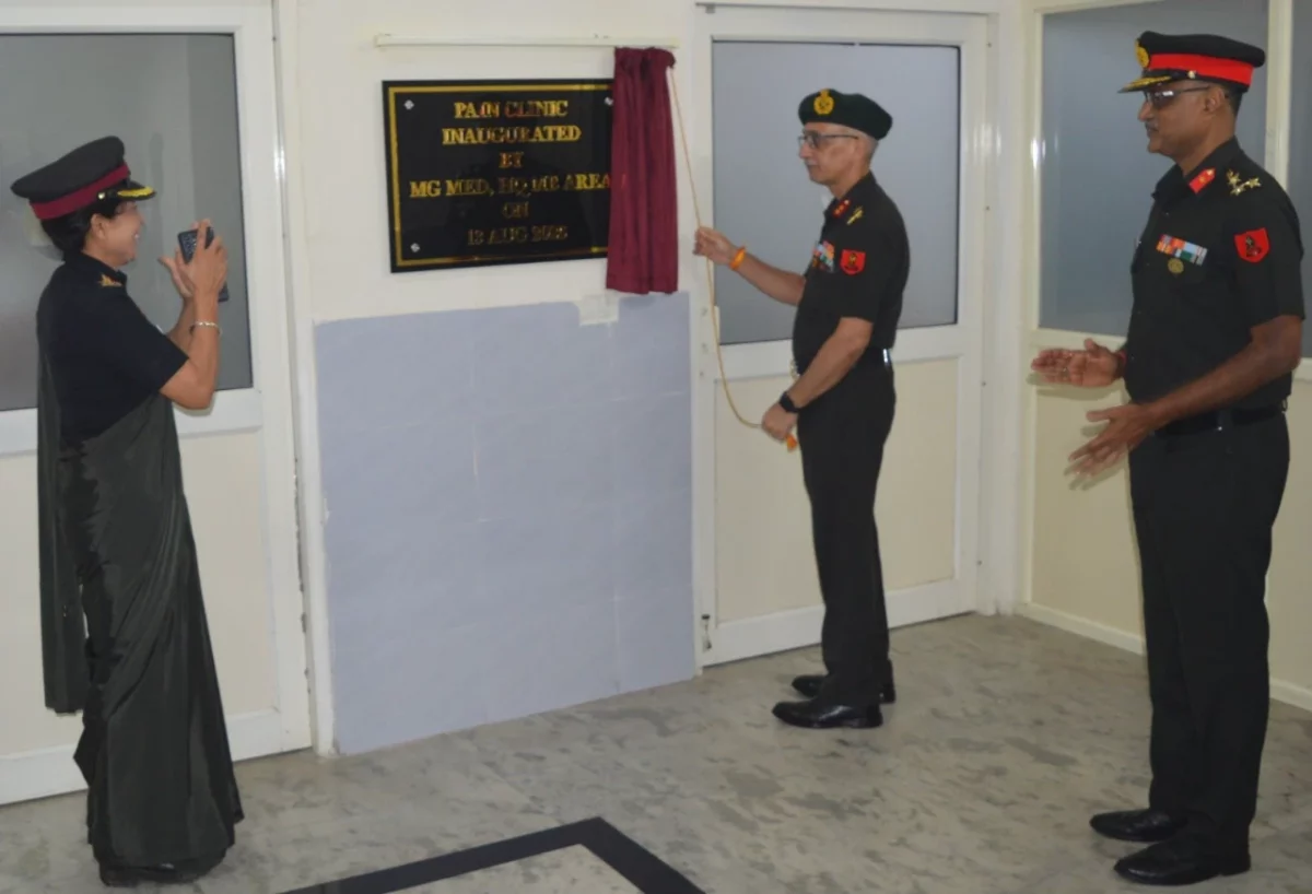 Maj Gen AD Sud Inaugrating