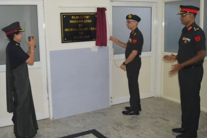 Maj Gen AD Sud Inaugrating