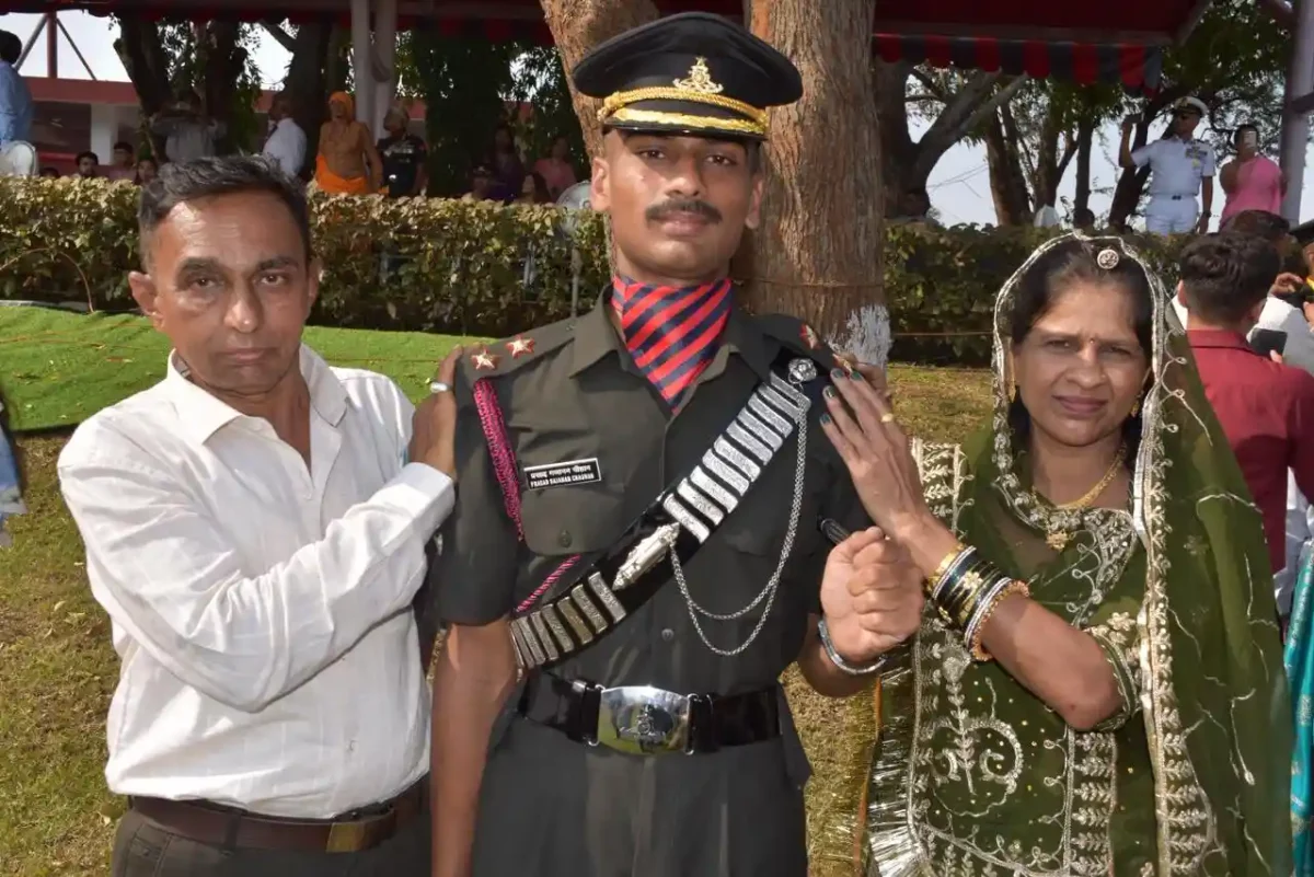 OTA Cadet with Parents