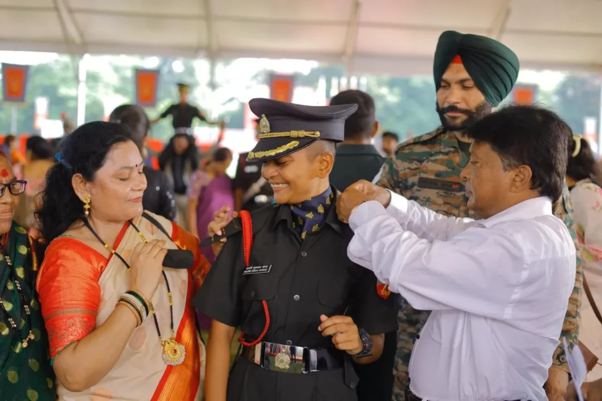 Officer Cadet With Parents