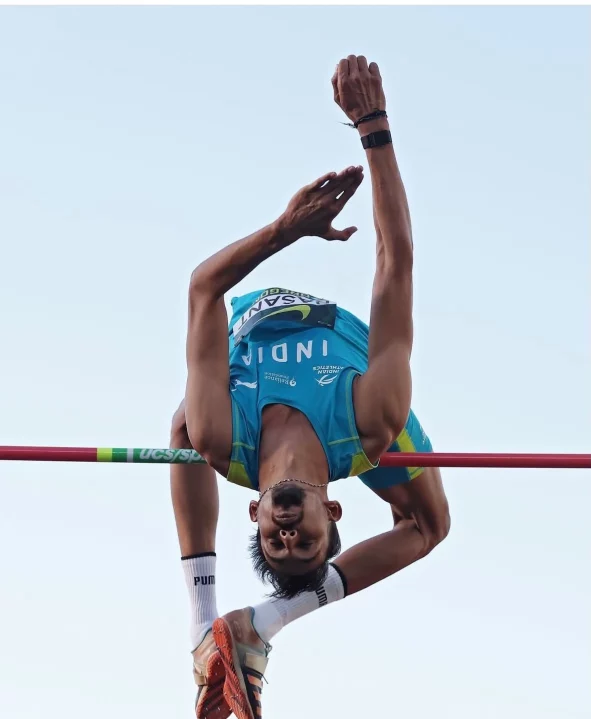 Officer Doing High Jump 1