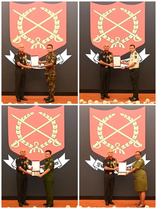 Officer Giving Award 1