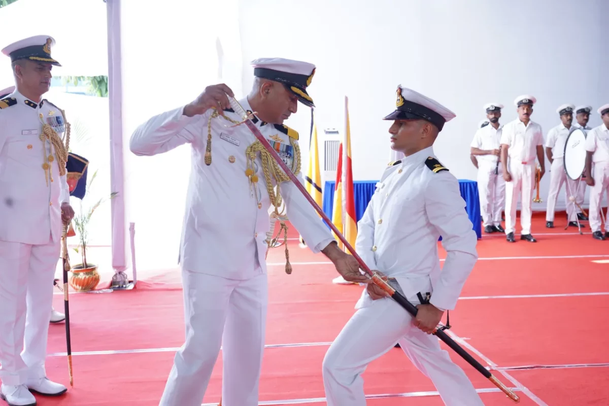 Officer Giving Sword of Honor