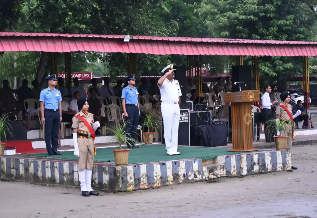 Officer Saluting