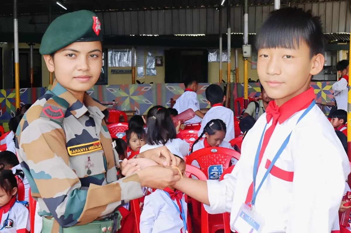Officer with Student