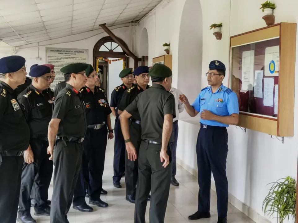 Officers Discussing 4