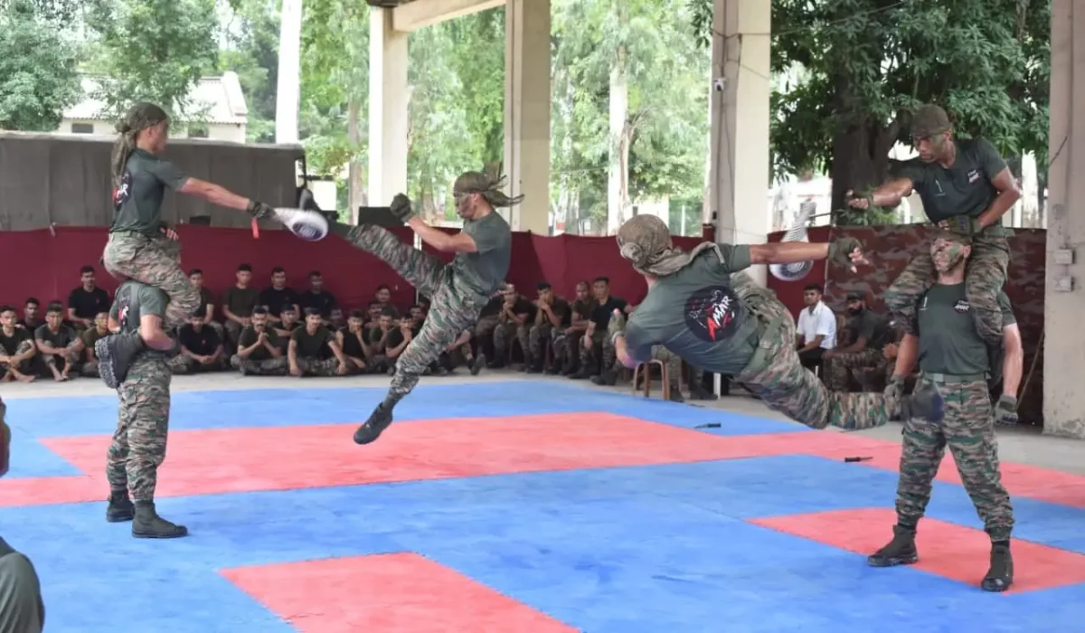 Officers Doing Practice