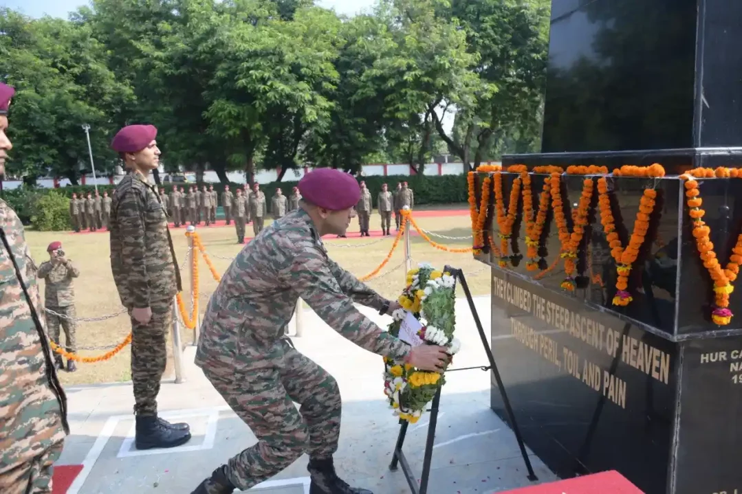 Officers Paying Tributes