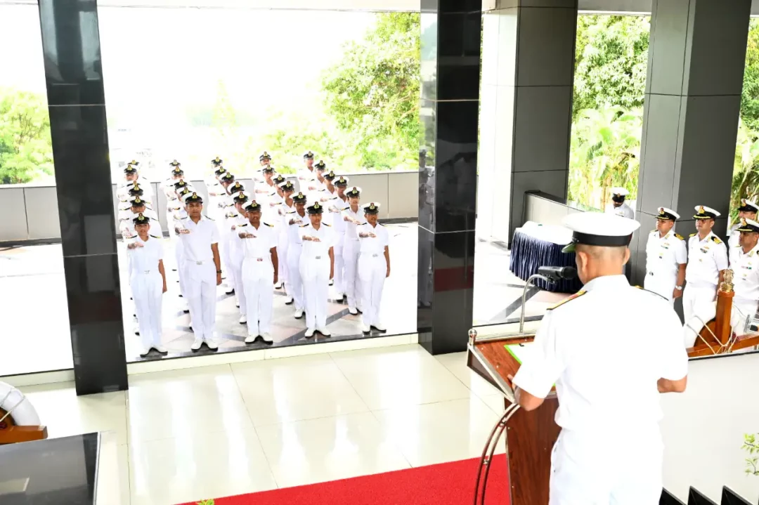Officers Taking Pledge