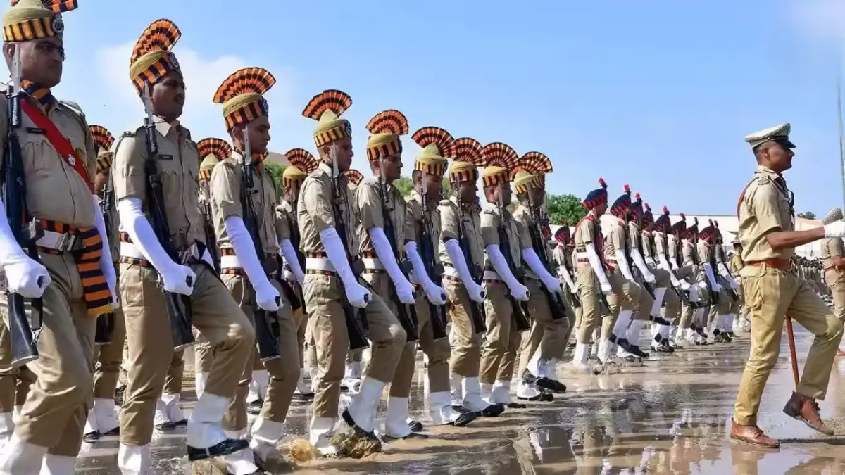 Officers in Parade