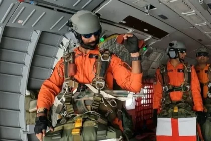 Officers in Plane