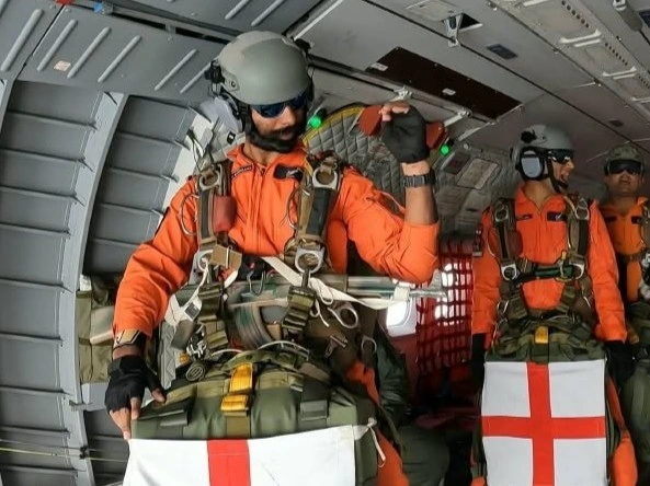 Officers in Plane