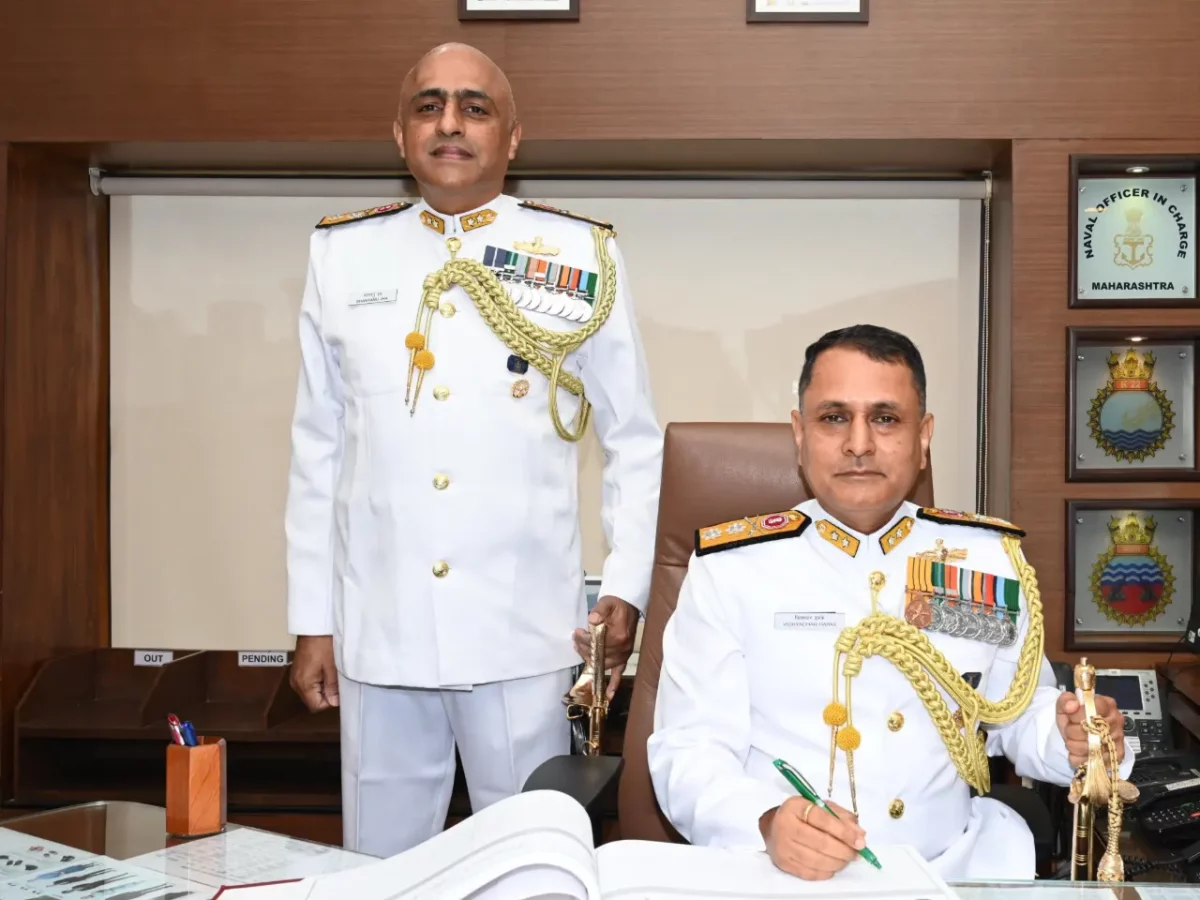RAdm Vidhyadhar Harke Taking Over the Charge