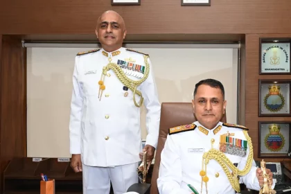 RAdm Vidhyadhar Harke Taking Over the Charge