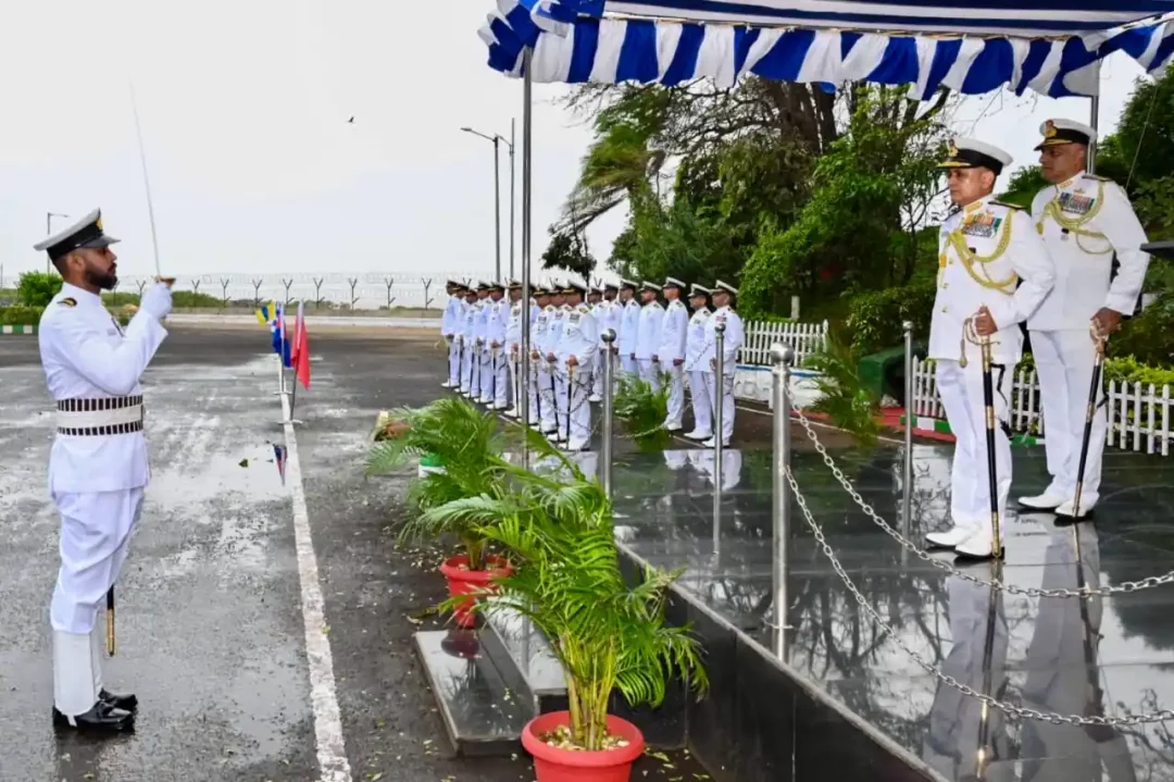 RAdm Vidhyadhar Harke at Ceremony