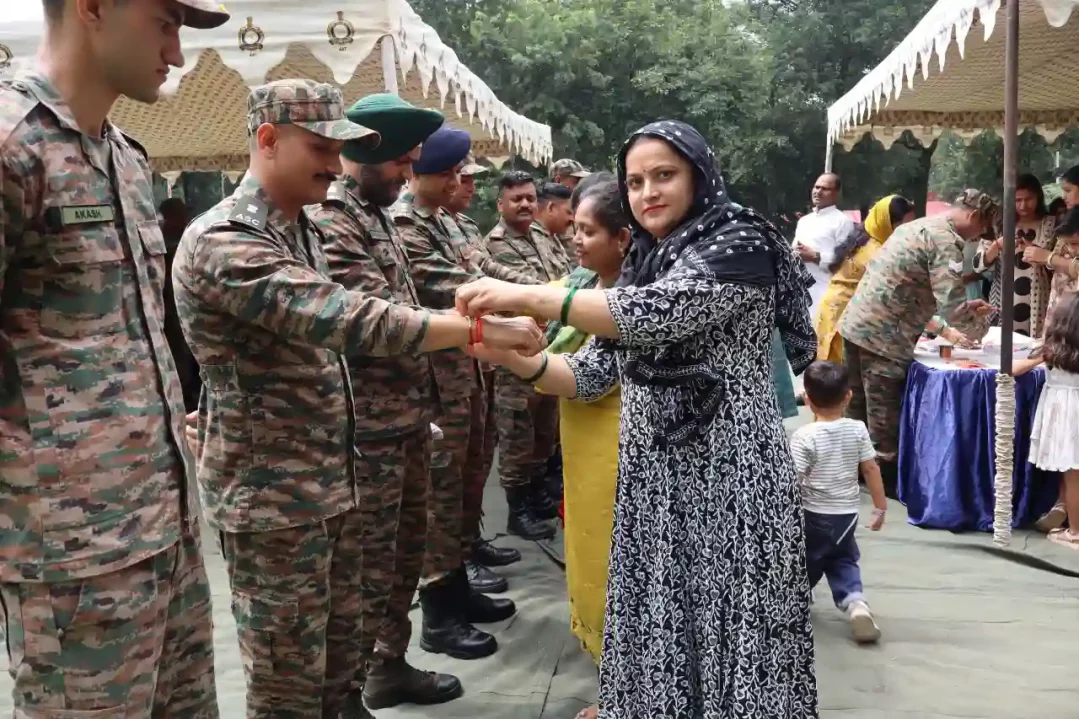 Rakhi Being Tied