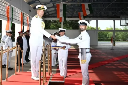 Rear Admiral Arjun Dev Nair Giving Award