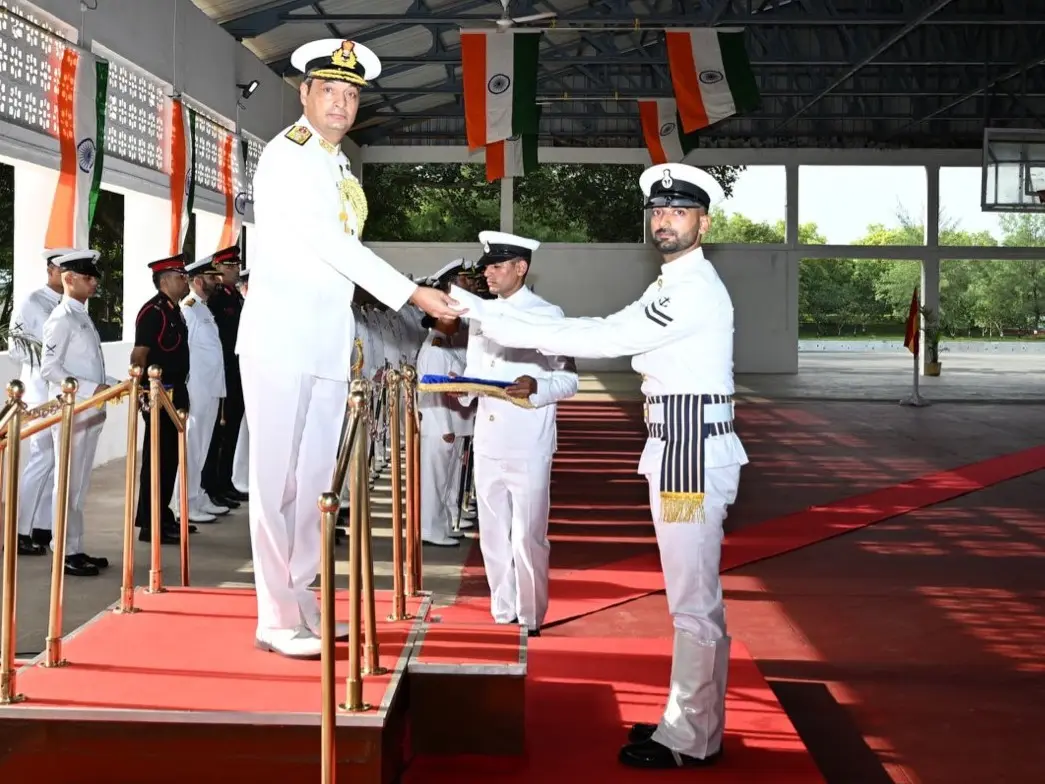 Rear Admiral Arjun Dev Nair Giving Award