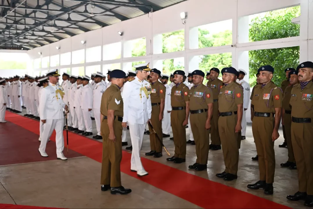 Rear Admiral Arjun Dev Nair Walking