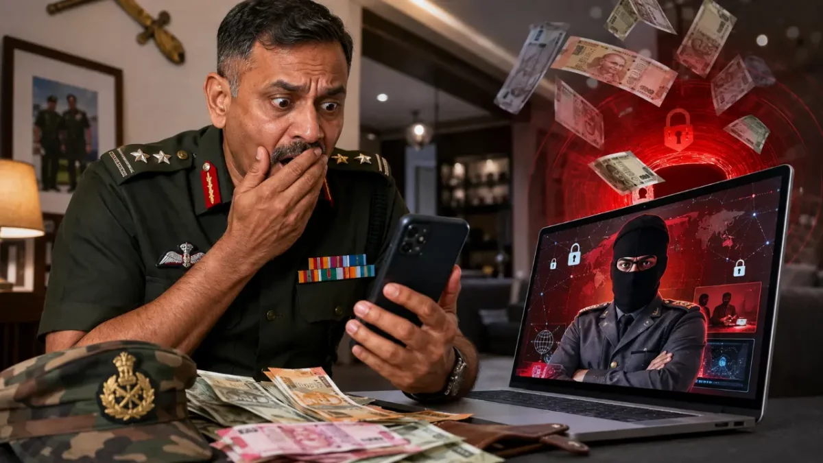 Retired Indian Army Colonel Loses ₹15.5 Lakh
